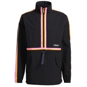 Adidas Taped 1/2 Zip Anorak Jacket Pullover Black/Noir Men’s Size S GN3896 $140